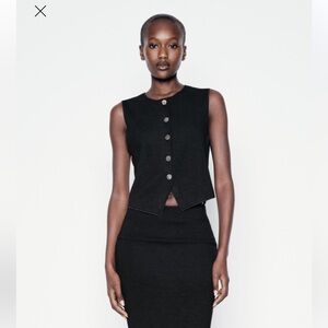 Zara Stretch Knit Vest Top